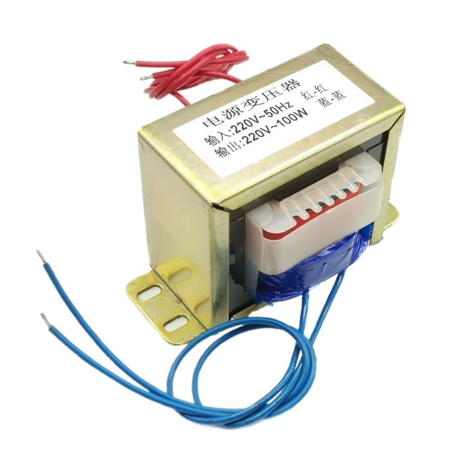 Transformator izolacyjny 100 W DB-100VA 220 V do 220 V 0,45a 1:1, 1 sztuka