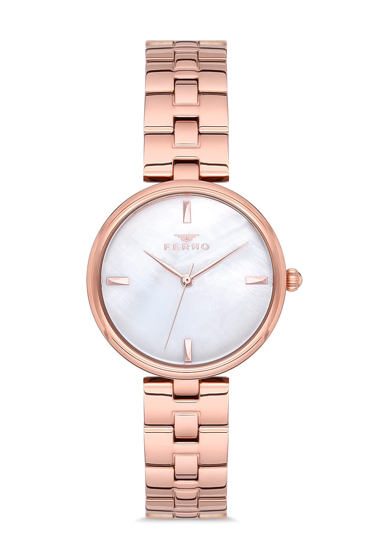 Ferro Analog Silver Dial Womens Watch-F21100A-C (B09RWLTT23) Amazon Price History, Amazon Price Tracker