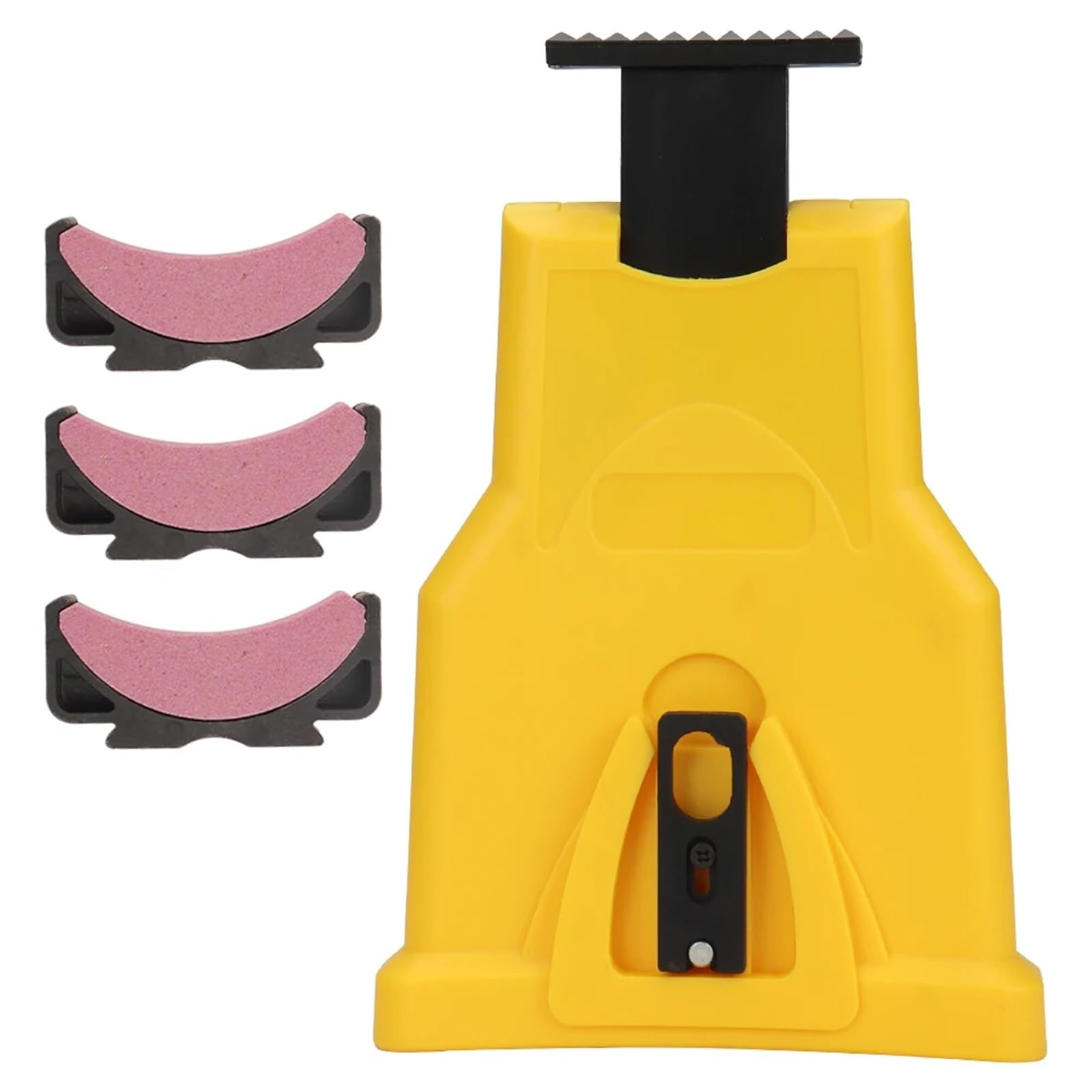 Afilador de cadena de motosierra portátil y duradero, herramienta de afilado rápido con montaje en barra Easy Power Sharp(4pcs set)