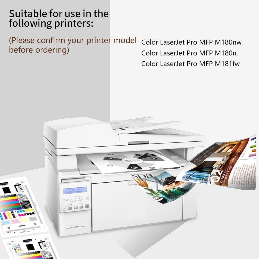 Lіmіtеd Stосk HiServicer Compatible Toner Cartridge Replacement for HP 204A CF510A CF511A CF512A CF513A Color Toner for MFP M180n M180nw M181 M181fw M154a M154nw Color Laserjet (4-Pack) Flаѕh Dеаlѕ - 40% оƒƒ HiServicer Compatible Toner Cartridge Replacement for HP 204A CF510A CF511A CF512A CF513A Color Toner for MFP M180n M180nw M181 M181fw M154a M154nw Color Laserjet (4-Pack)