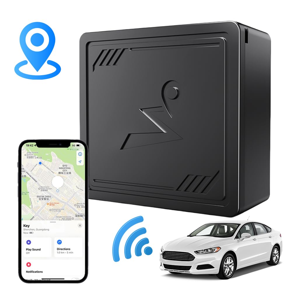 Localizzatore GPS 4G compatto con App Localizzatore per Veicolo Bambini Animali Anziani Sicurezza e Monitoraggio Preciso