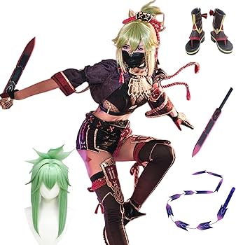Amazon.co.jp: [HAOJEE] 原神 稲妻 久岐忍 くきしのぶ コスプレ衣装
