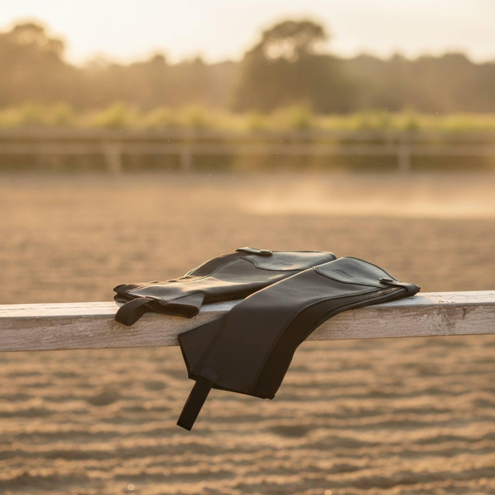 Baoblaze Paragambe Equestri Parastinchi Stivali Ghette Protezioni Antisfregamento con Linguetta Superiore E Anello di Trazione in Pelle Pu Adatti a Allenamento Lavoro in Passeggiate