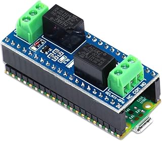 sb components Raspberry Pi Pico Board with Pico 3V Relay HAT Raspberry Pi Pico Relay Board for Raspberry Pi Pico, Raspberry Pi Pico Kit