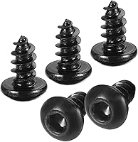 Vista 1 de uxcell Tornillos autorroscantes hexagonales, tornillo de madera de acero al carbono M3 x 0.236 in 400pcs