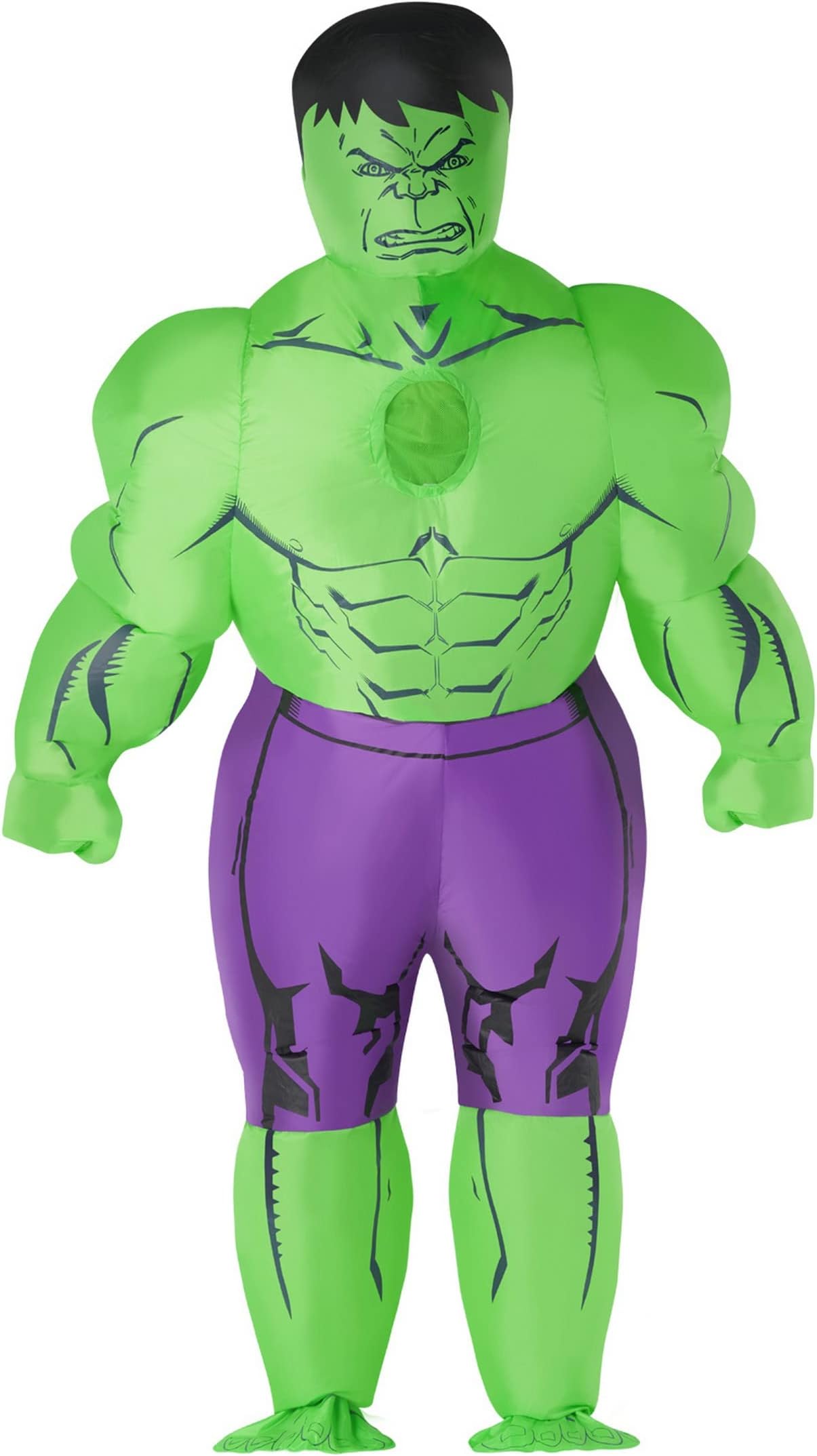 Morph Inflatable Incredible Hulk Costume Adult Men, Mens Hulk Costume, Adult Hulk Costume, Marvel Costumes for Adult Men