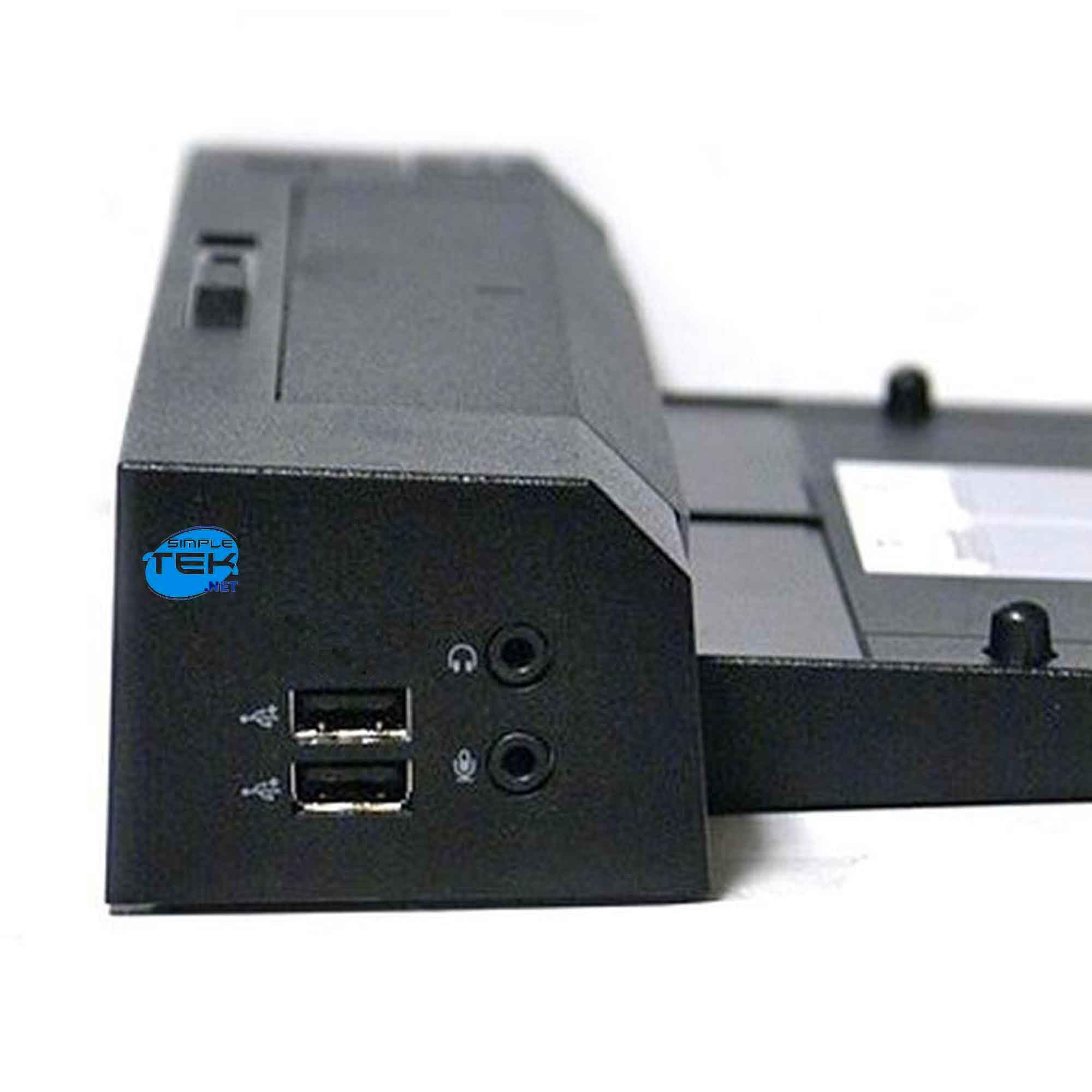 SIMPLETEK Stacja dokująca - VGA DP DVI USB - kompatybilna z E6440 E7240 E7250 E7440 E7470 E6510 E6400 XFR | zasilacz w zestawie (odnowiony)