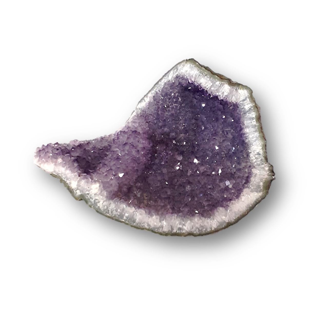 Natürlicher Amethyst | Amethyst Stein Drusenstück | Amethyst Edelstein natur (L-999)