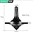 CHEETOP Stainless Steel Spinning Top, Premium Exquisite Perfect Balance Well Made Metal Desk EDC Little Fidget Toy, Spin Long Time Over 6 Minutes, Great Value (Black, Small Diameter 24mm)