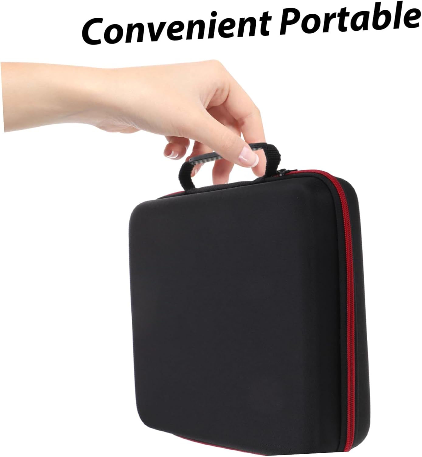 EVA Hard Shell Microphone Storage Bag Portable Carrying Case for Handheld Mics Waterproof Travel Bag for KTV and Outdoor Performances Compatible Wireless Microphones