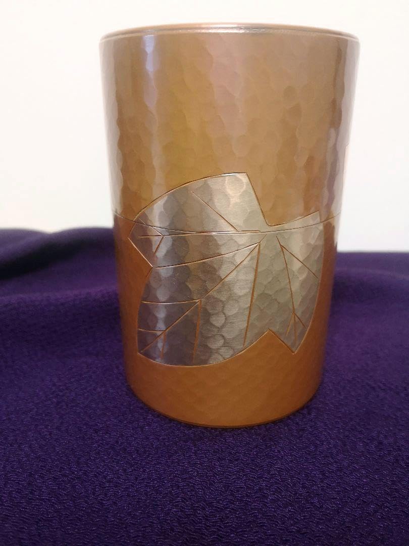 Amazon｜玉川堂 鎚起銅器茶筒 葉文｜茶筒 オンライン通販