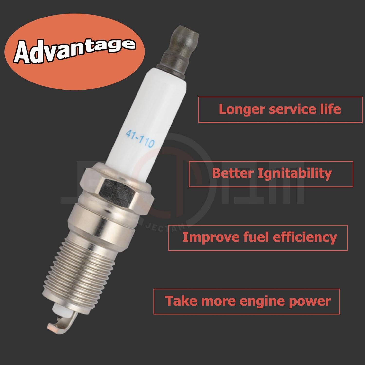 Automotive Replacement Spark Plugs 12621258 41-110 IZTR5B11 Iridium Spark Plugs 8 Pack Compatible with 06-13 Chevy Silverado Suburban Express Tahoe GMC Yukon Sierra Canyon Cadillar Buick