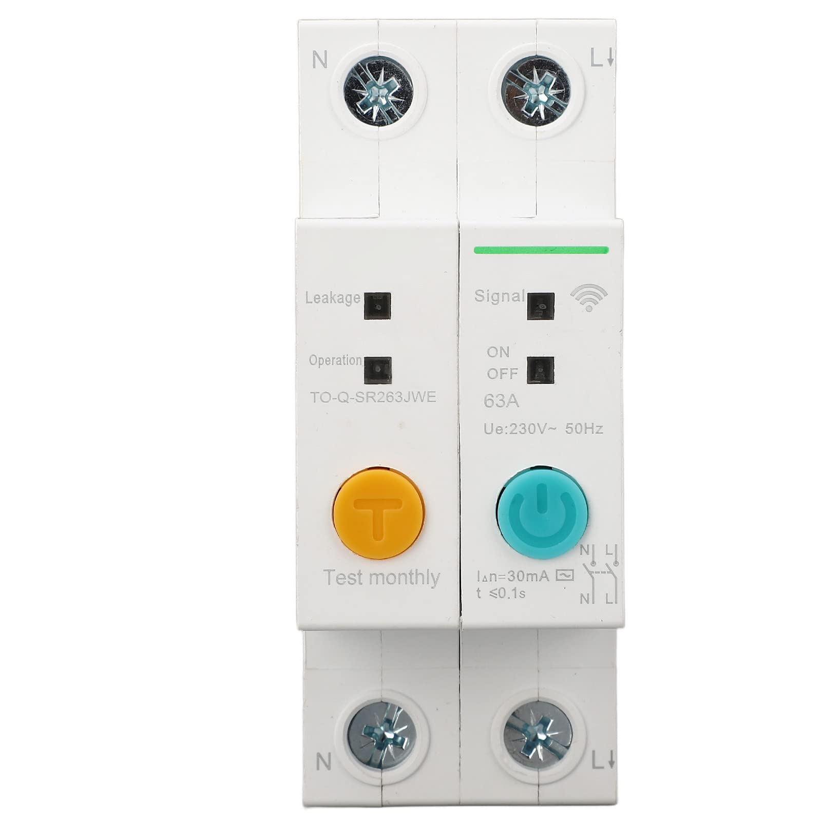Interruptor Automático WiFi 2P 63A CA 230V Control Remoto con