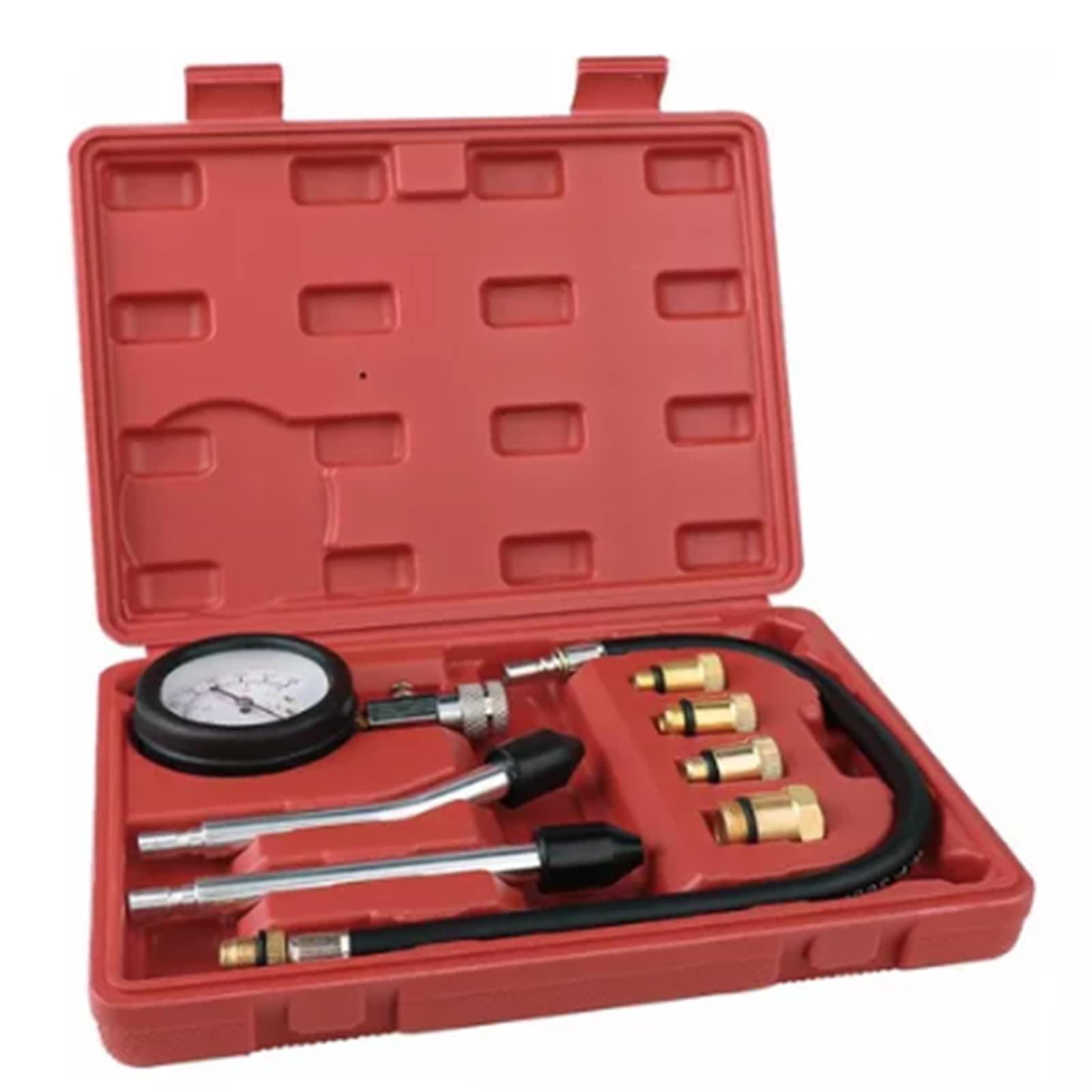 Deosdum Cylinder Pressure Gauge Compressed Gasoline Engine Automobile Motorcycle Mounting Accessories