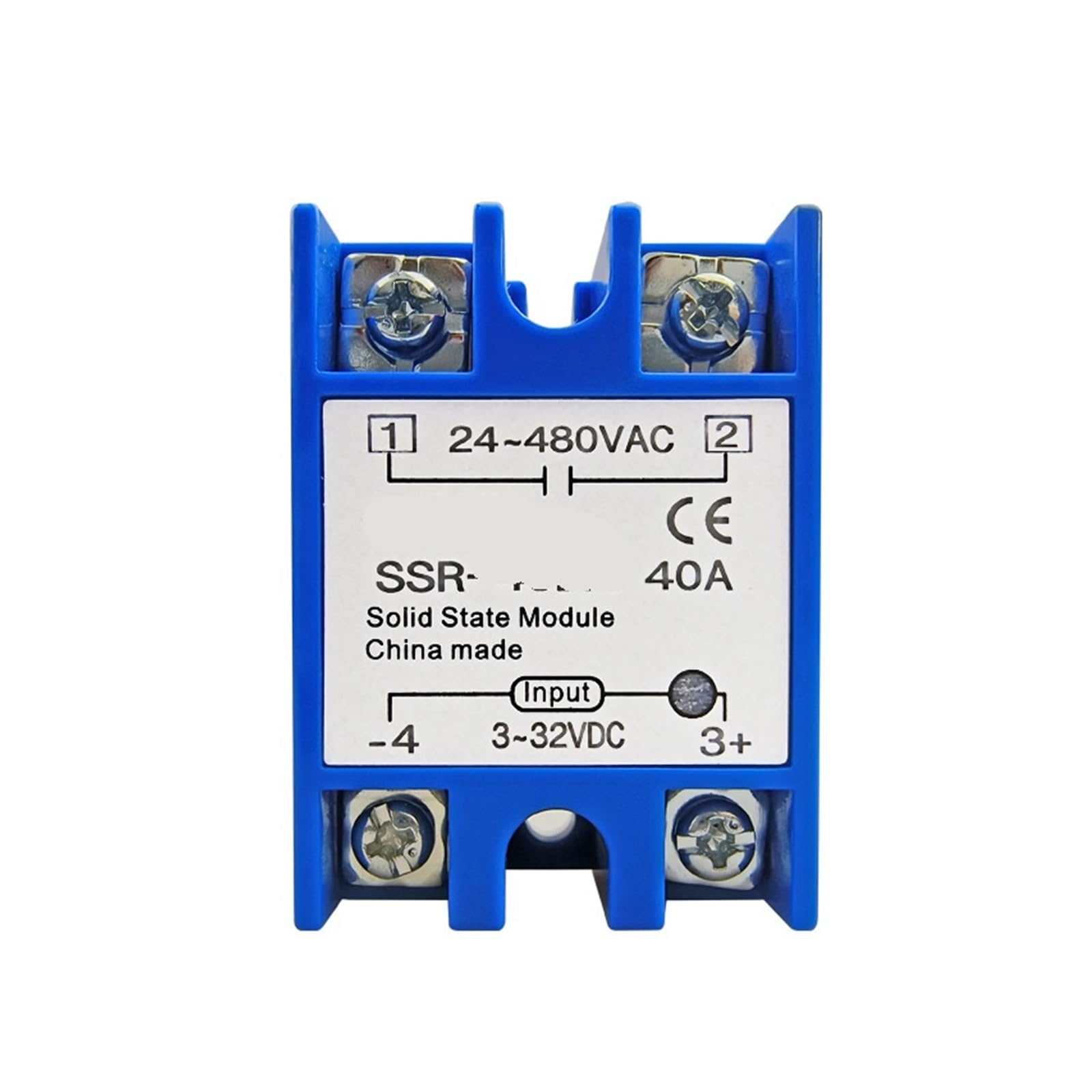 Relais à semi-conducteurs monophasé de haute précision pour SSR-60DA