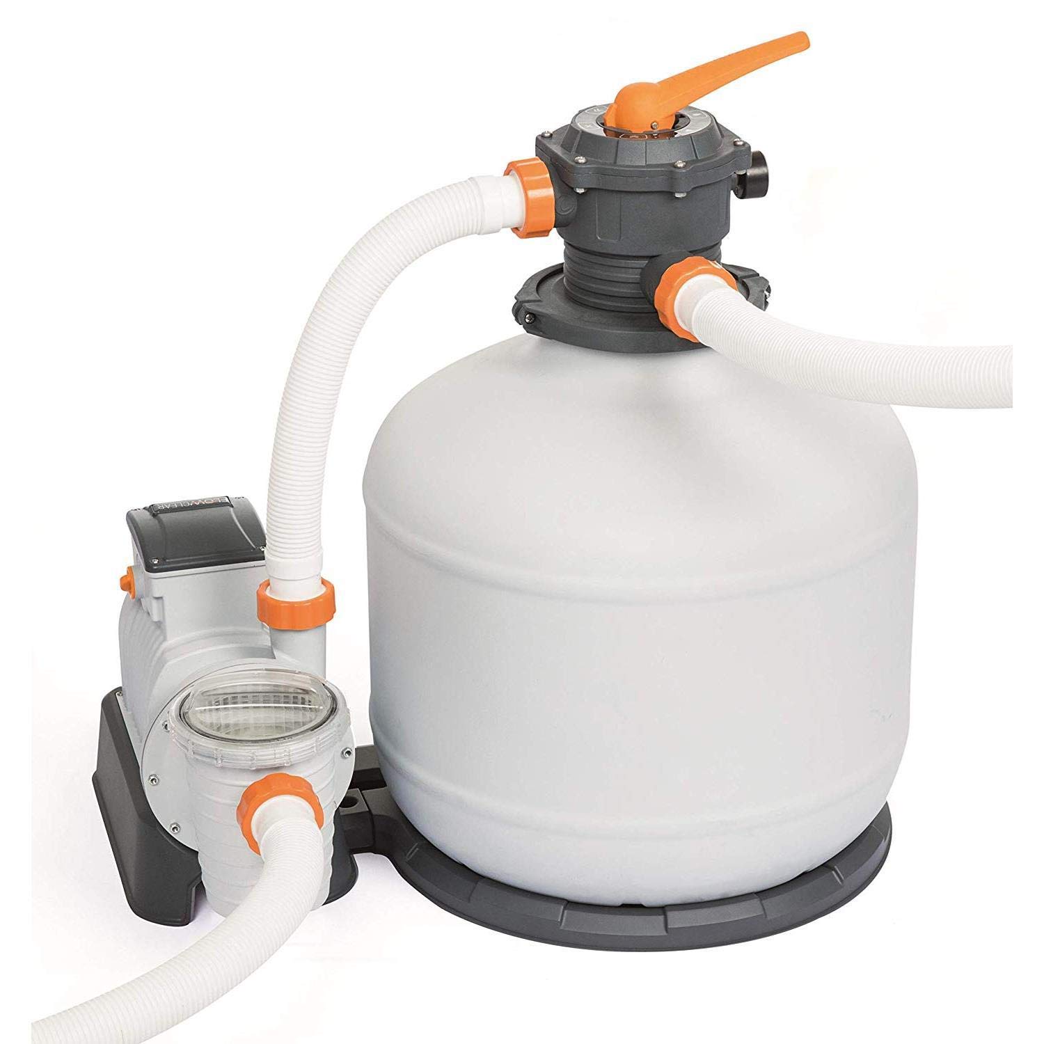 Bestway Flowclear™ - Filtro de arena con temporizador, 11,355 l/h, plástico, color gris