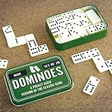 Paladone Mini Pocket Sized Dominoes Travel Game - Set of 28 Dominoes