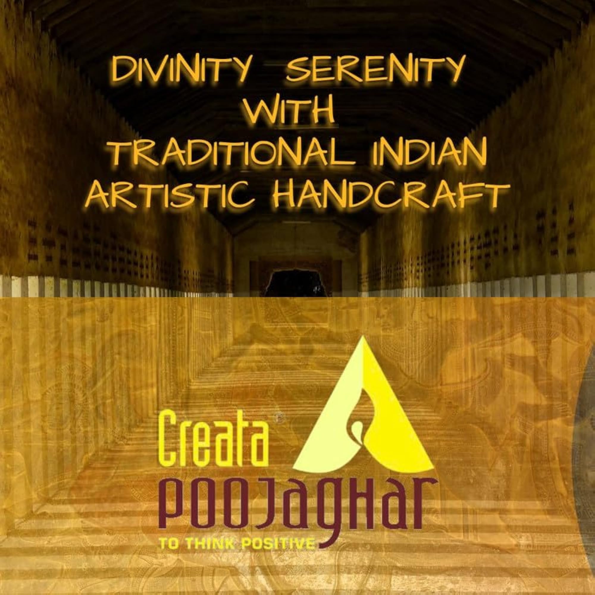 Simply Designed Handcrafted Wooden Temple