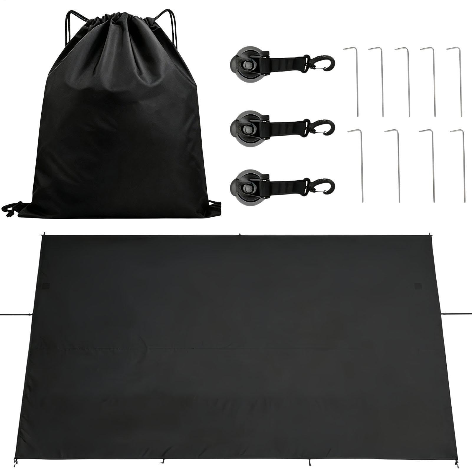 Generico Tenda Portellone SUV Tenda Privacy Bagagliaio Auto | Tenda Rifugio Auto per Coda per Camper Van Furgone Hatchback Rimorchio Campeggio Picnic Spiaggia Escursionismo Viaggio
