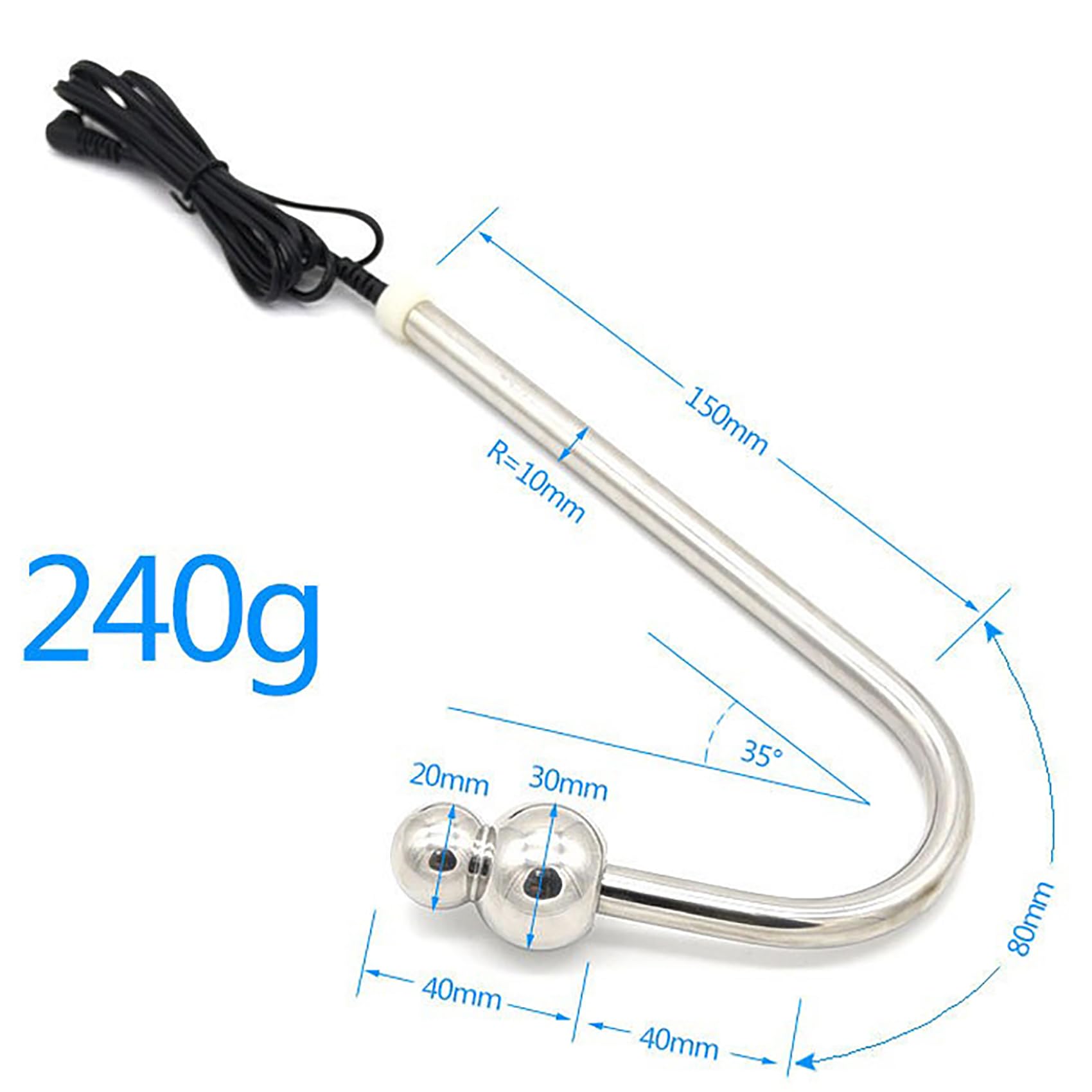 Elektro Schock Edelstahl Analhaken Elektrische Stimulation Brustpumpe Vakuum Brustsauger Metall Analplugs Brustmassagegerät E-Stim Sex Reizstromgerät Set Sexspielzeug Für Frauen,Rosa c,Set