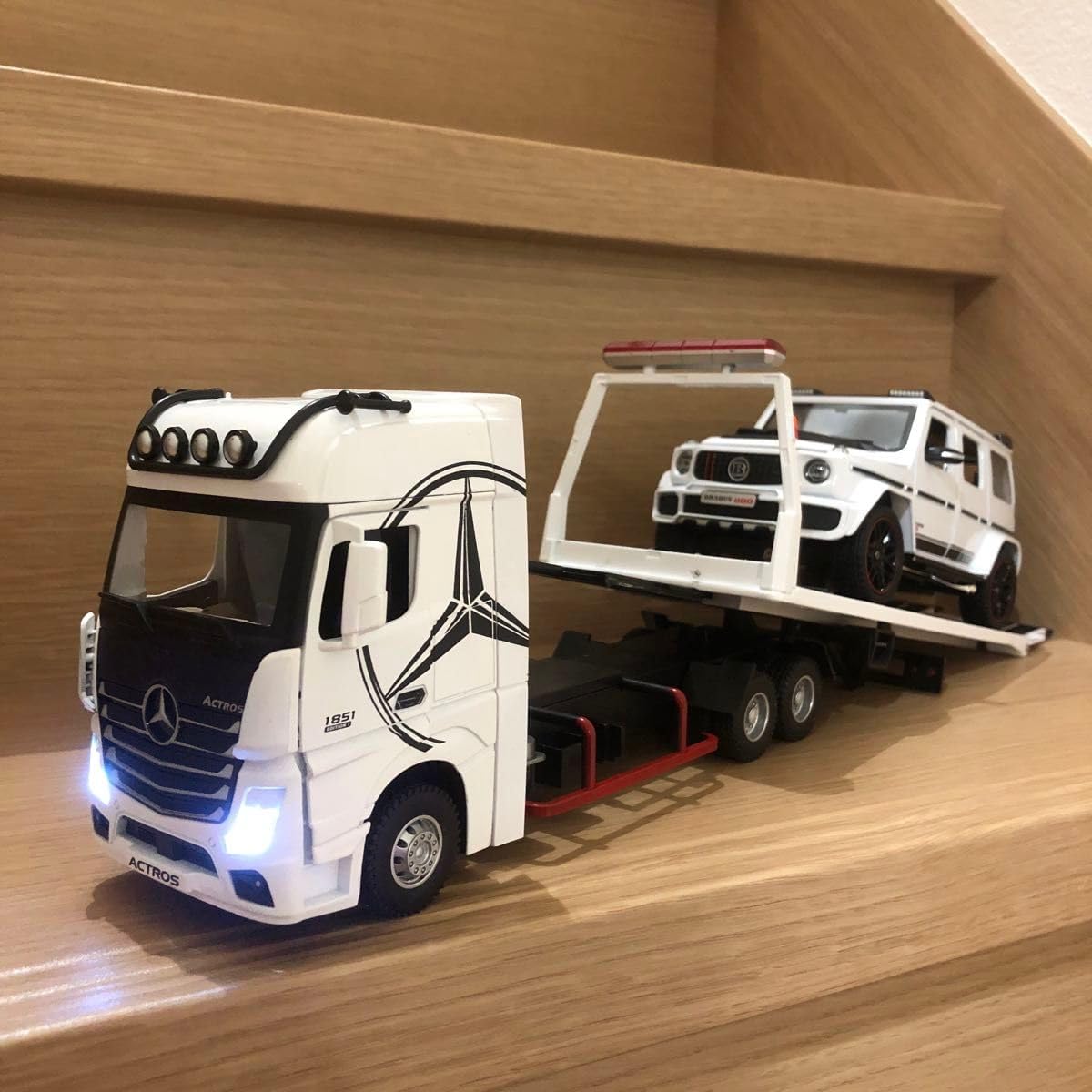 ブルーダー メルセデス・ベンツ アクトロス トイカー キャリアカー 積載車 1 24 メルセデスベンツ 積載車 アクトロス キャリアカー 積車 ミニカー