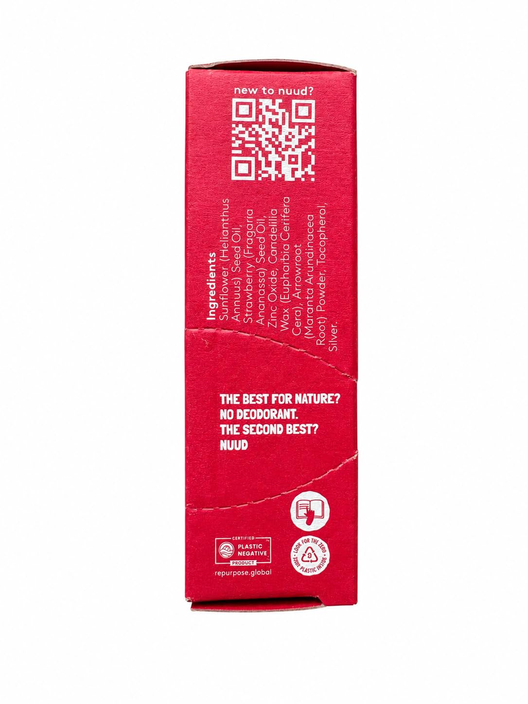 nuud Smarter Pack | Nouvelle crème | 2 x 20 ml | Naturel, déodorant crème végétalienne, efficace pendant 3 jours, sans parfum, aluminium et alcool, femmes et hommes, dure 4 à 5 mois