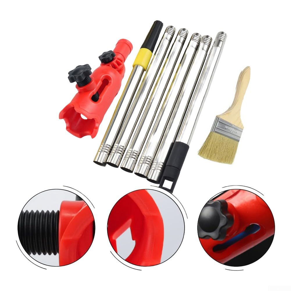 Support d'extension de pinceau multi-angles, extension de pinceaux à peinture multi-angles avec angles réglables pour plafonds et peinture longue portée