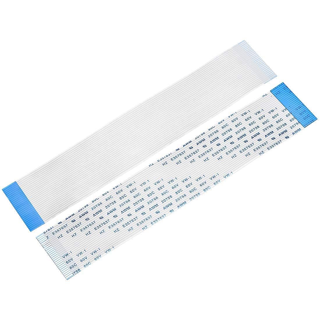 FFC Ribbon Cable 28 Pin 1mm Pitch Type-B,100mm Length | Flat Flexible FPC Flex Cable for LCD Display, Laptop, Printer, Camera, PCB Repair & DIY Electronics | Pack of 1-image-7