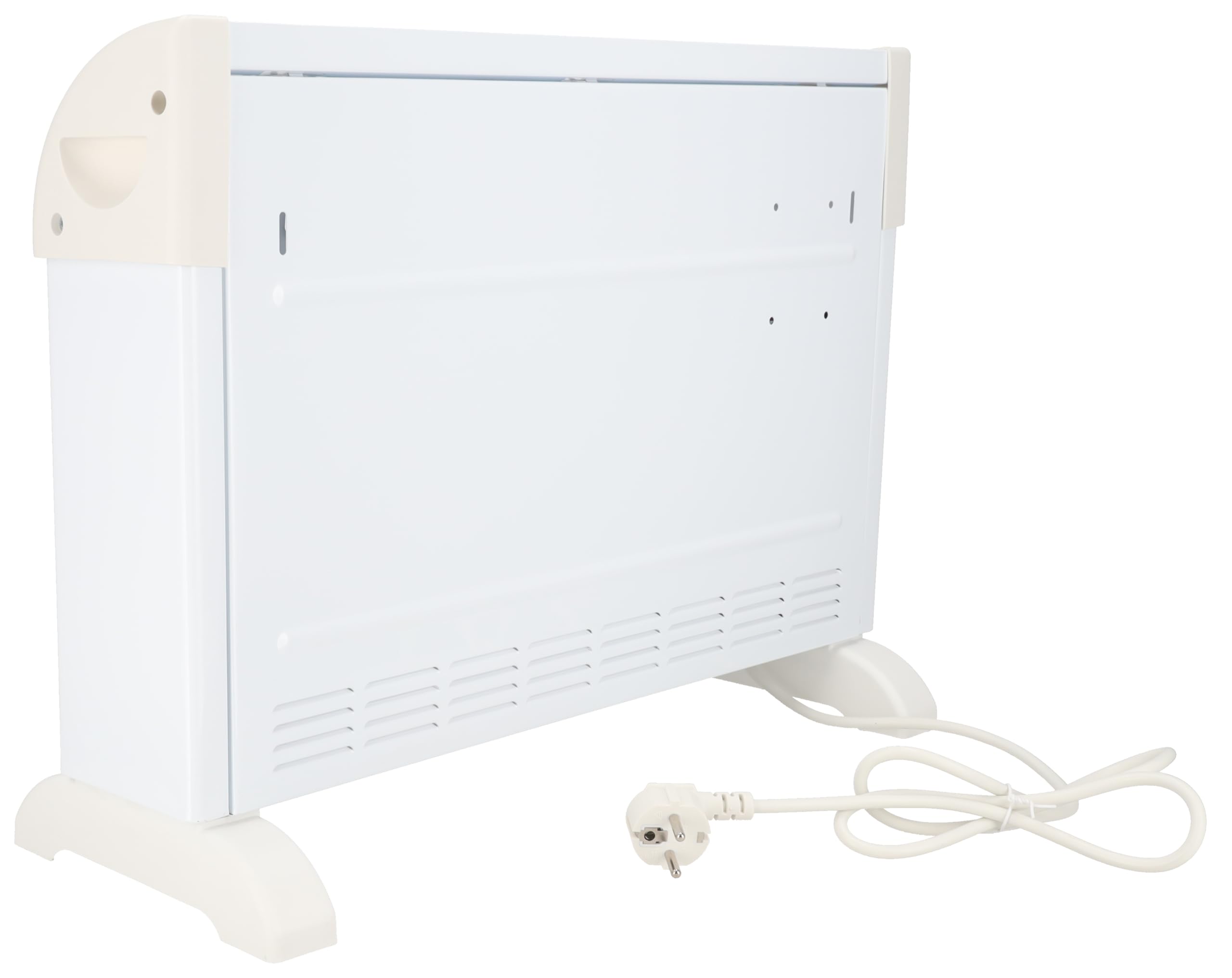 Calefactor convector con 2000 W de potencia, DESCON, protección antivuelco, termostato, protección contra sobrecalentamiento, fácil manejo y transporte, para calefacción adicional eficiente