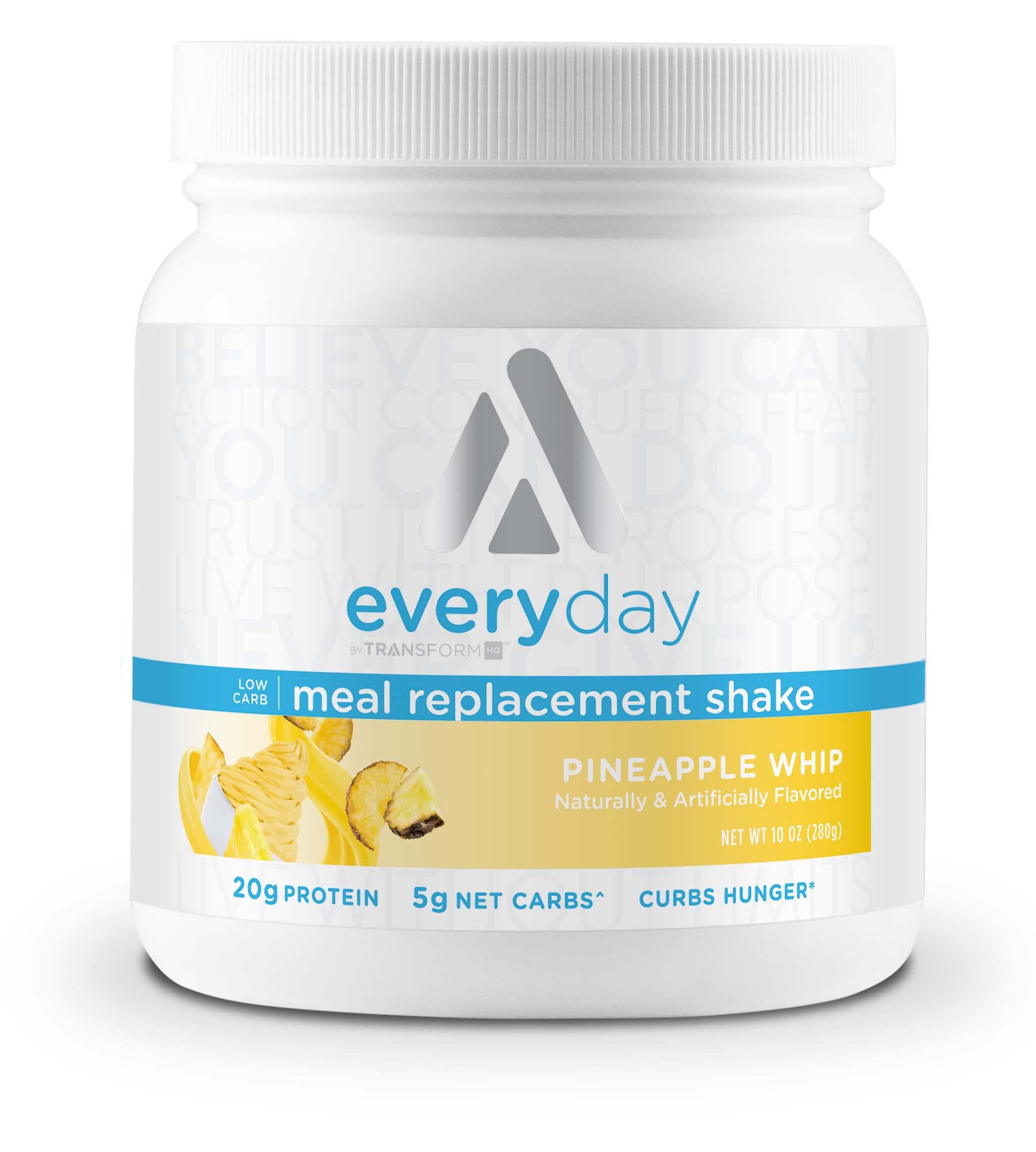 TransformHQMeal Replacement Shake Powder 7 Servings (Pineapple Whip) - Gluten Free, Non-GMO