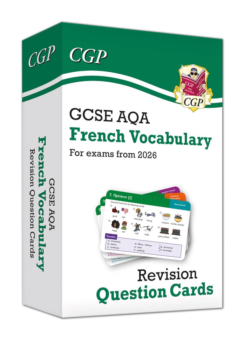 GCSE AQA French: Vocabulary Revision Question Cards (CGP AQA GCSE French)