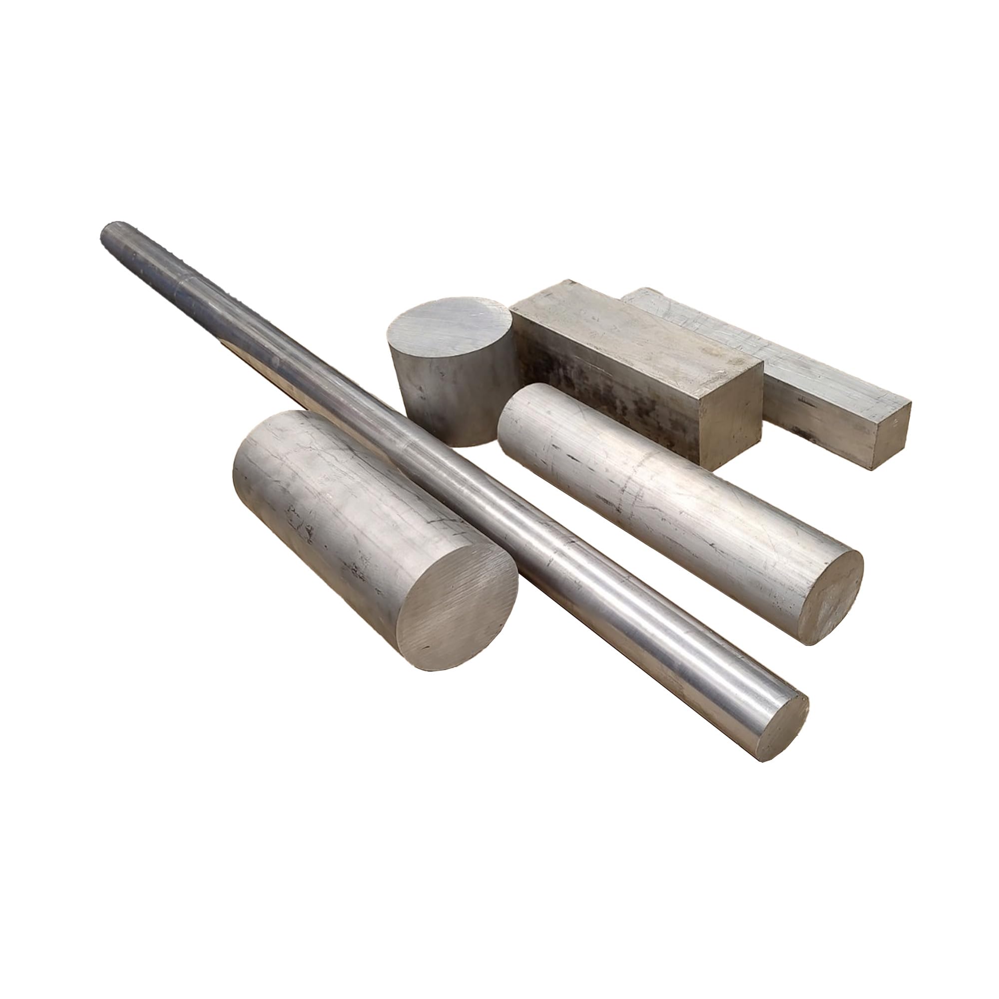 Barra tonda in alluminio EN AW 2017A/2007 dura Ø 90 mm lunghezza 100 mm (10 cm) 1 pezzo