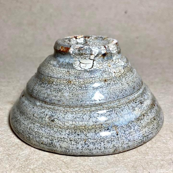 244 黄唐津ぐい呑 唐津焼 ぐい呑 陶器 酒器-京都 店 黄唐津ぐい呑