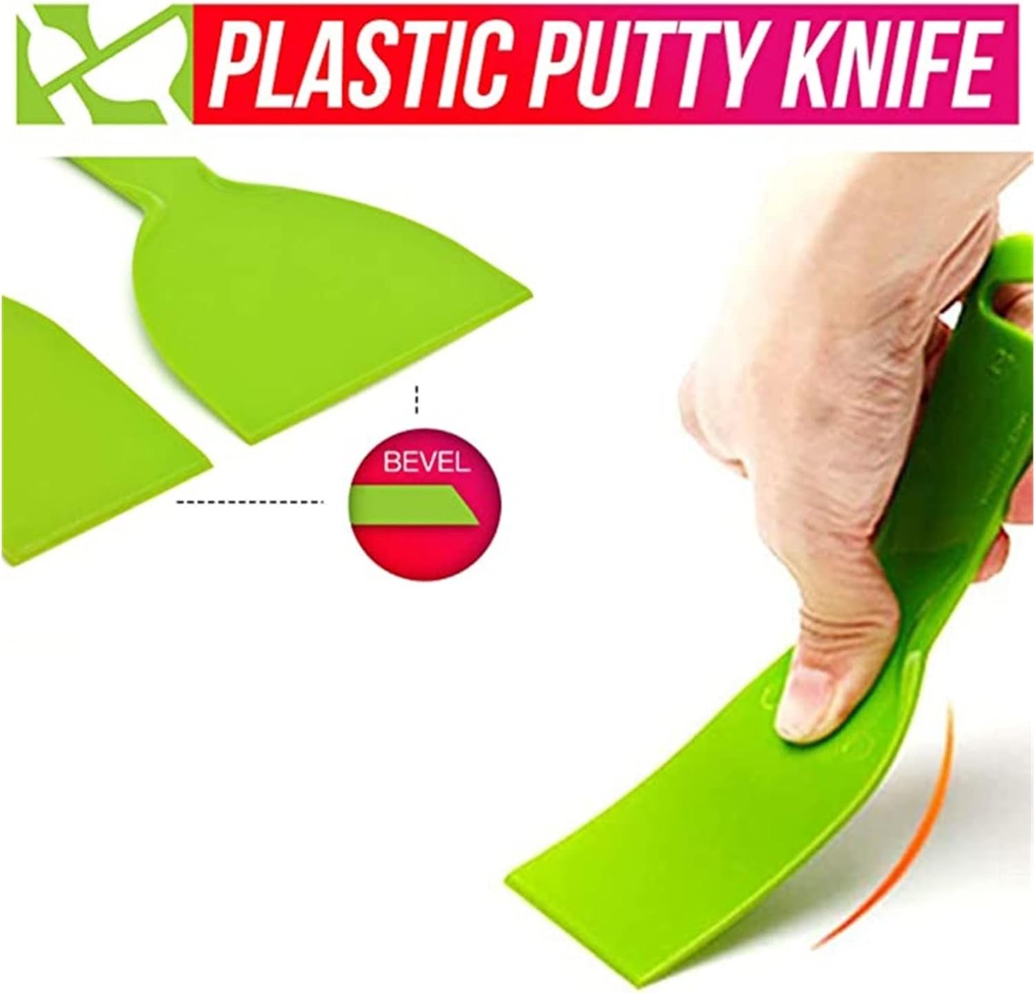 Drywall Corner Scraper Putty Knife -Plastic Finisher Cleaning Stucco Fit for Floor Wall Ceramic Tile Grout Removal Tool (Size : 5pcs)