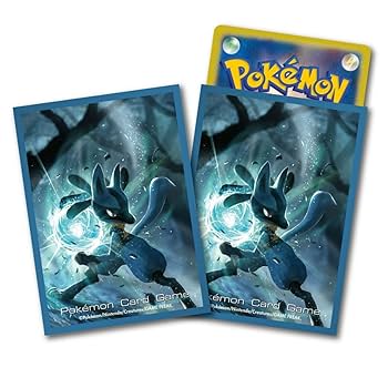 ポケカ ダークライ・ゲッコウガ・ルカリオ デッキシールド&ケースまとめ売り Amazon.co.jp: ポケモンカードゲーム デッキシールド ルカリオ