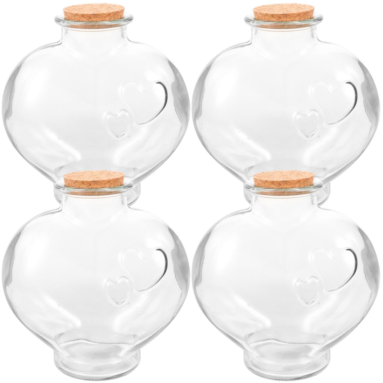 Petites bouteilles en verre a voeux et petits cadeaux d'invites personnalises