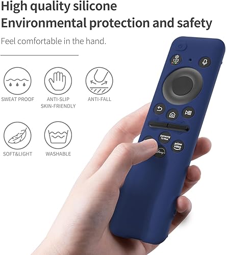 Miniatura 10 de Funda de silicona para Samsung TV Remote 2023 Modelo BN59-01432a BN59-01432J Samsung Solar Cell Remote Control Cover 2023 8K Neo QLED HDR Smart TV