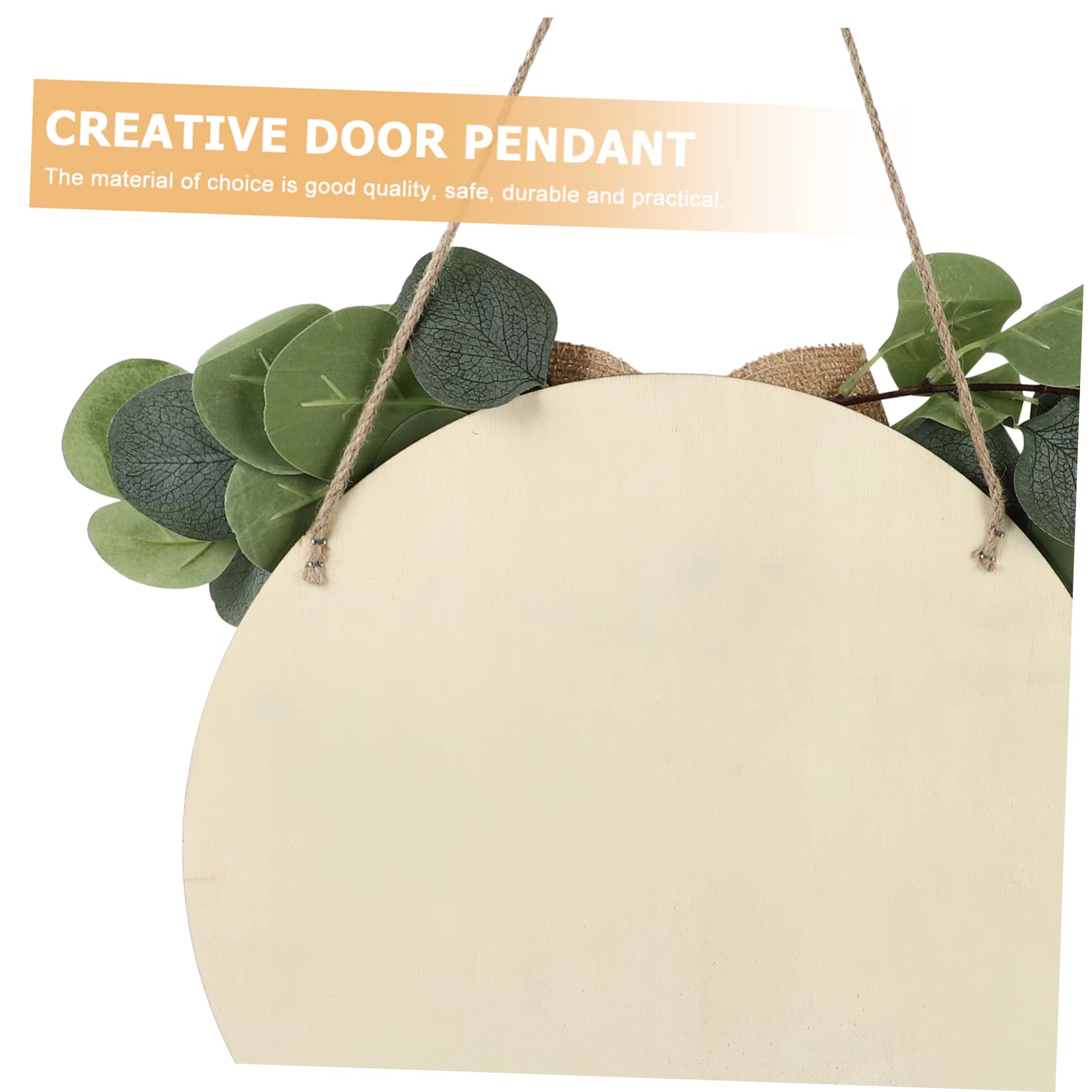 GOOHOCHY Wooden Welcome Door Sign Fashionable Decor Hanging Pendant for Home Shop Bar Modern Front Door Decor