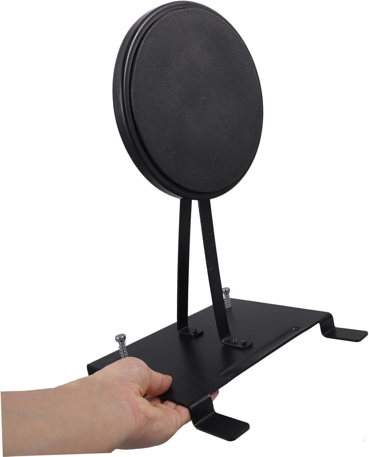 Double Kick Pedal Practice Pad Lightweight Bass Drum Kick Drum Pad for Authentic Drumming Experience Durable Construction for Daily Practice and Portable Use
