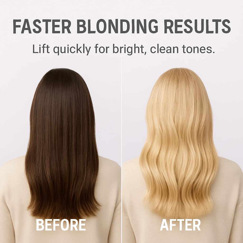 Professional Purple Hair Bleaching Powder 400g – High-Lift Lightener, Anti-Brass, Even Lift & Cool-Tone Control, Fine Powder for Salon-Quality Blonde Results