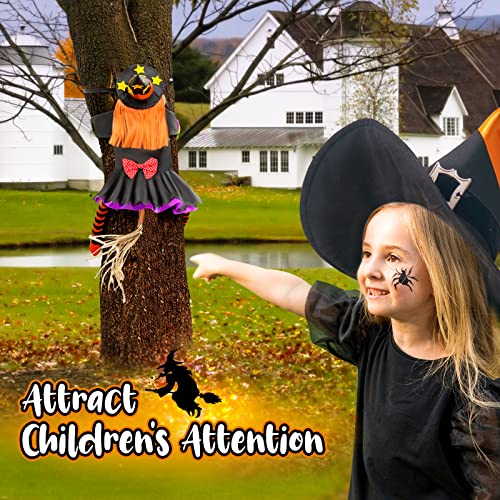 Bswalf Halloween Decorations Outdoor Crashing Witch の商品画像 1