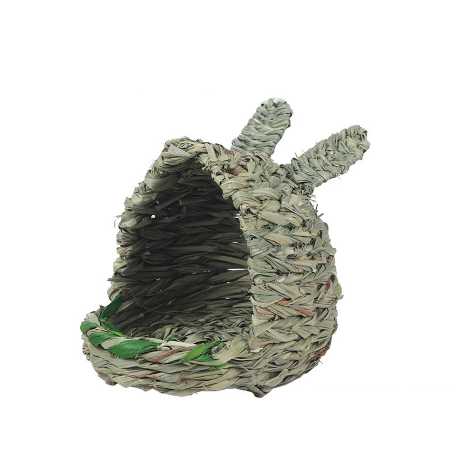 XAGMODSHN Grass Bird Nest Hangable Nest House Bird Cage Small Birdcages Tent Outdoor Garden Sleep Nest for Wildlife Bird