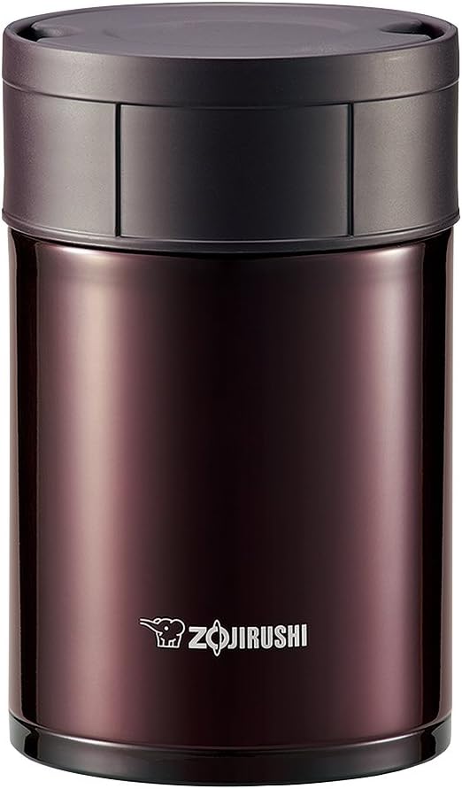 ZojirushiStainless Steel Food Jar (450ml Capacity) Bordeaux SW-HB45-VD