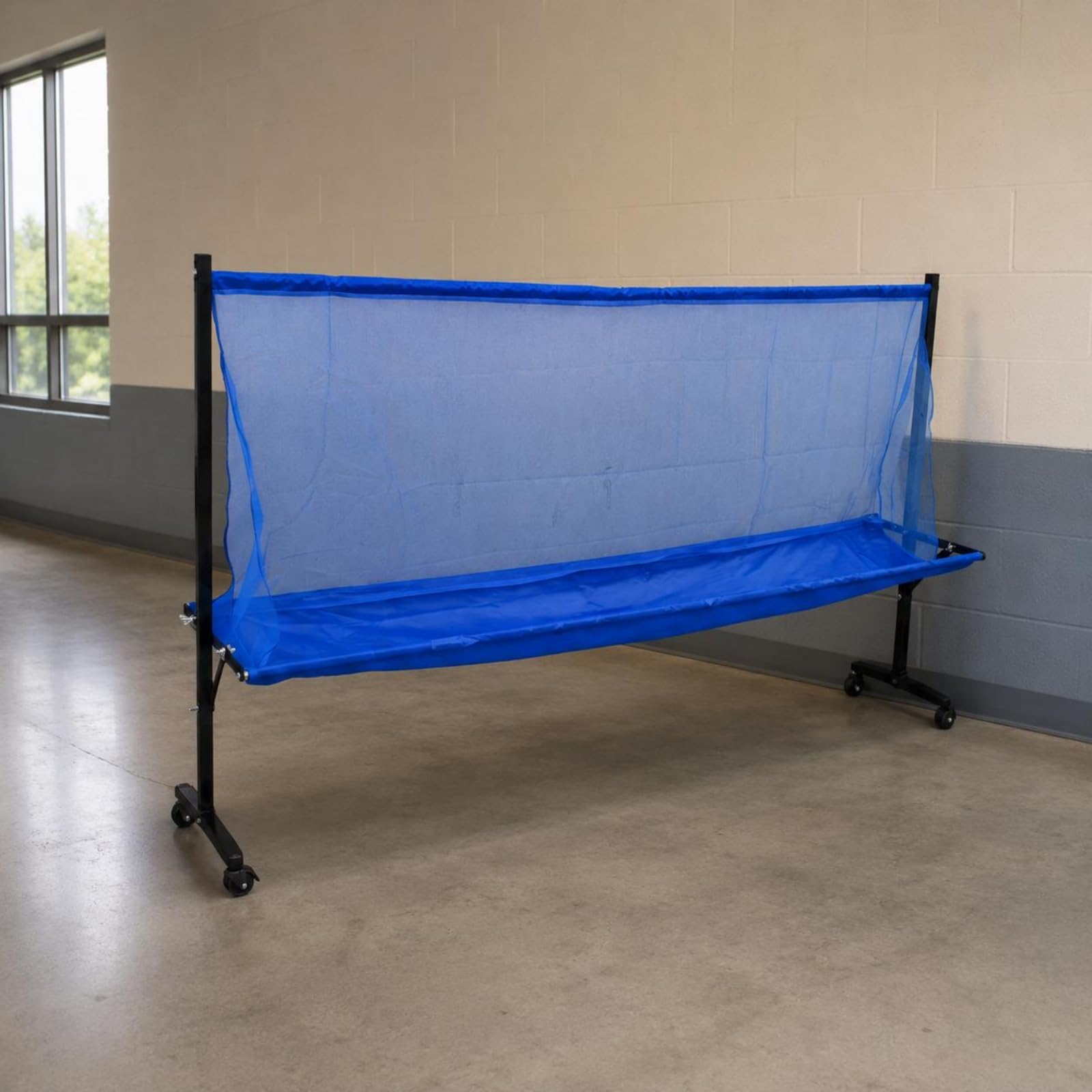 Ballfangnetz Tischtennis Rücklaufnetz Ballnetz Ballsammler mit Flexibler Mobilität Und Zuverlässigem Stahlrohrrahmen für Effiziente Ballkontrolle Und