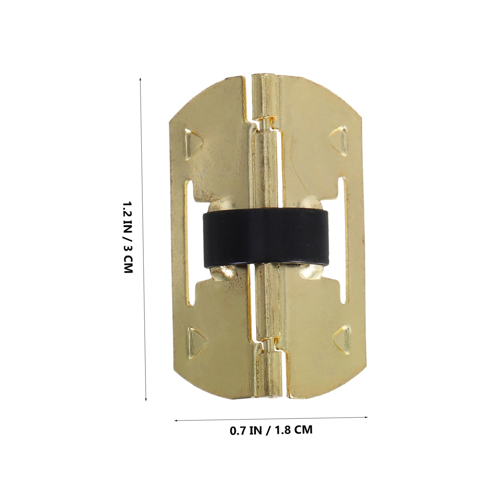 Mikikit Retro Jewelry Box Hinges Pcs Spring Loaded Hinges for Wooden Box Easy Install