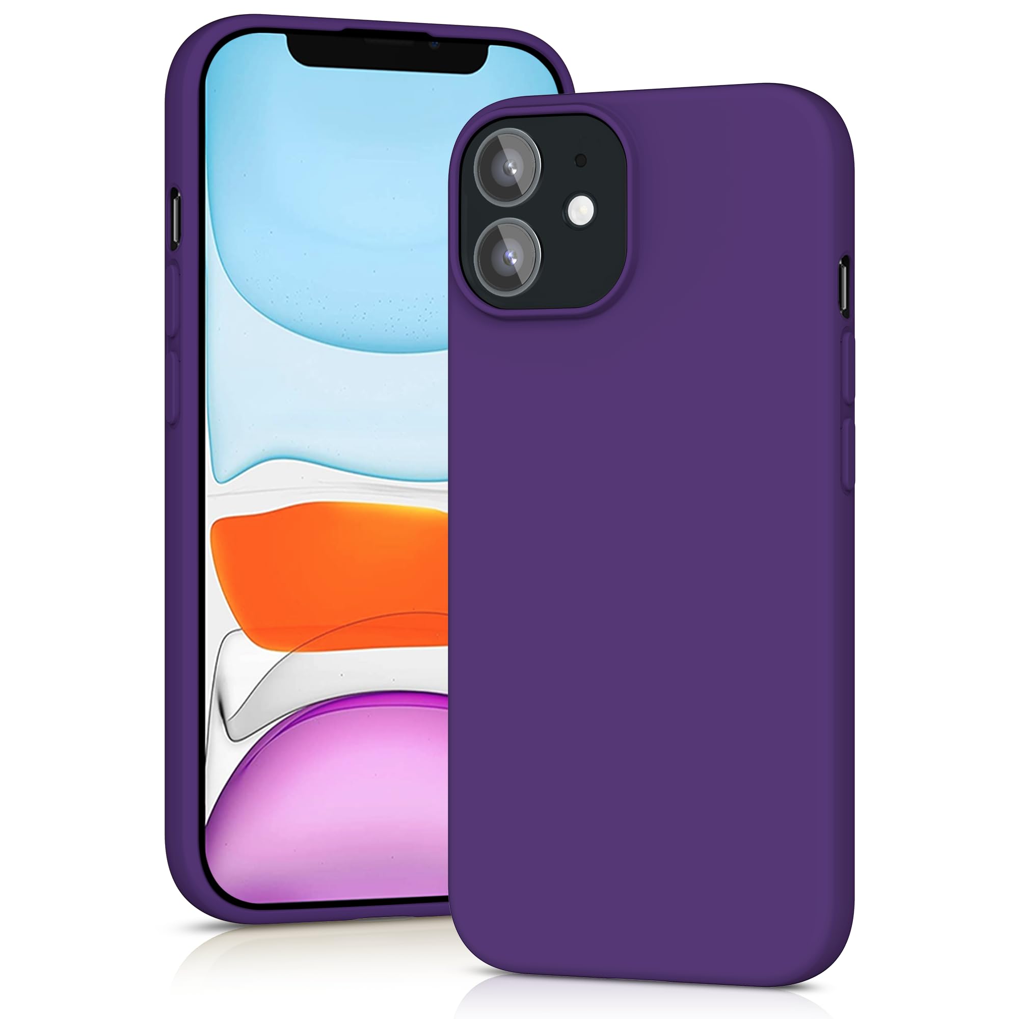 YATWIN Silicone Case for iPhone 11, Soft-Touch, Shockproof, DustProof