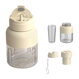 PANGBOER Portable Mixing Machine 800ml Smoothie Mixing Machine Refillable Cup Juicer for Office Kitchen