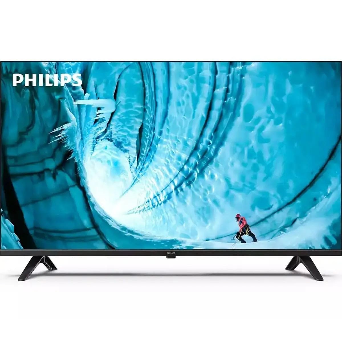 Philips 32PHS6009 Smart TV LED HD - 32-calowy ekran z platformą Pixel Plus Titan OS i dźwiękiem Dolby Audio, współpracuje z Alexa i asystentem głosowym Google - matowa czarna ramka