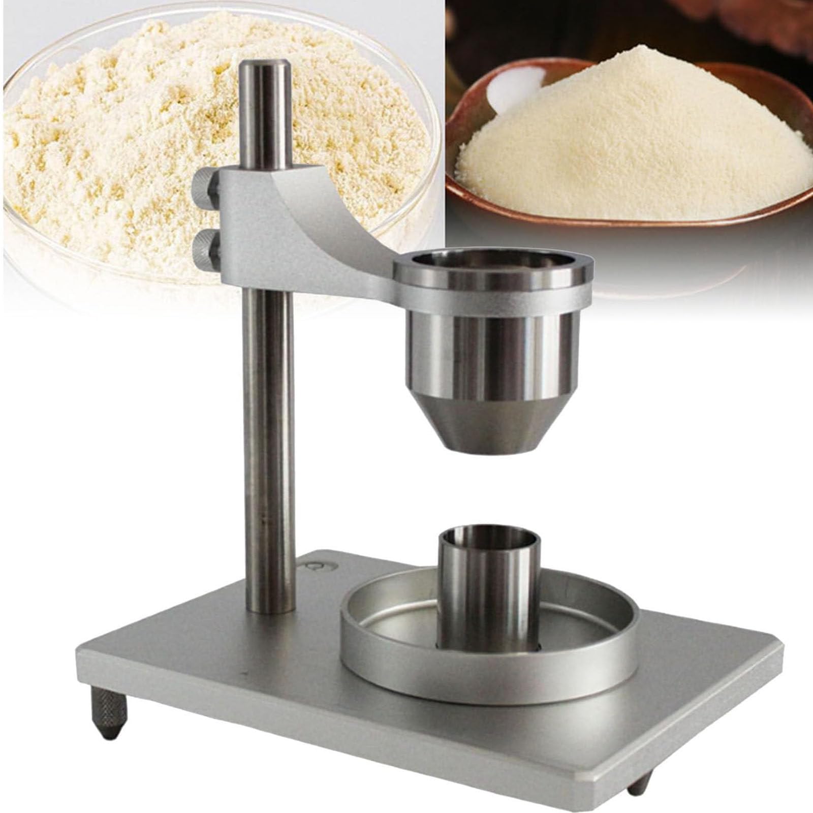 This Powder Bulk Density Tester, Stainless Steel Loose Density Volumeter for Natural Accumulation Testing, Lab Equipment