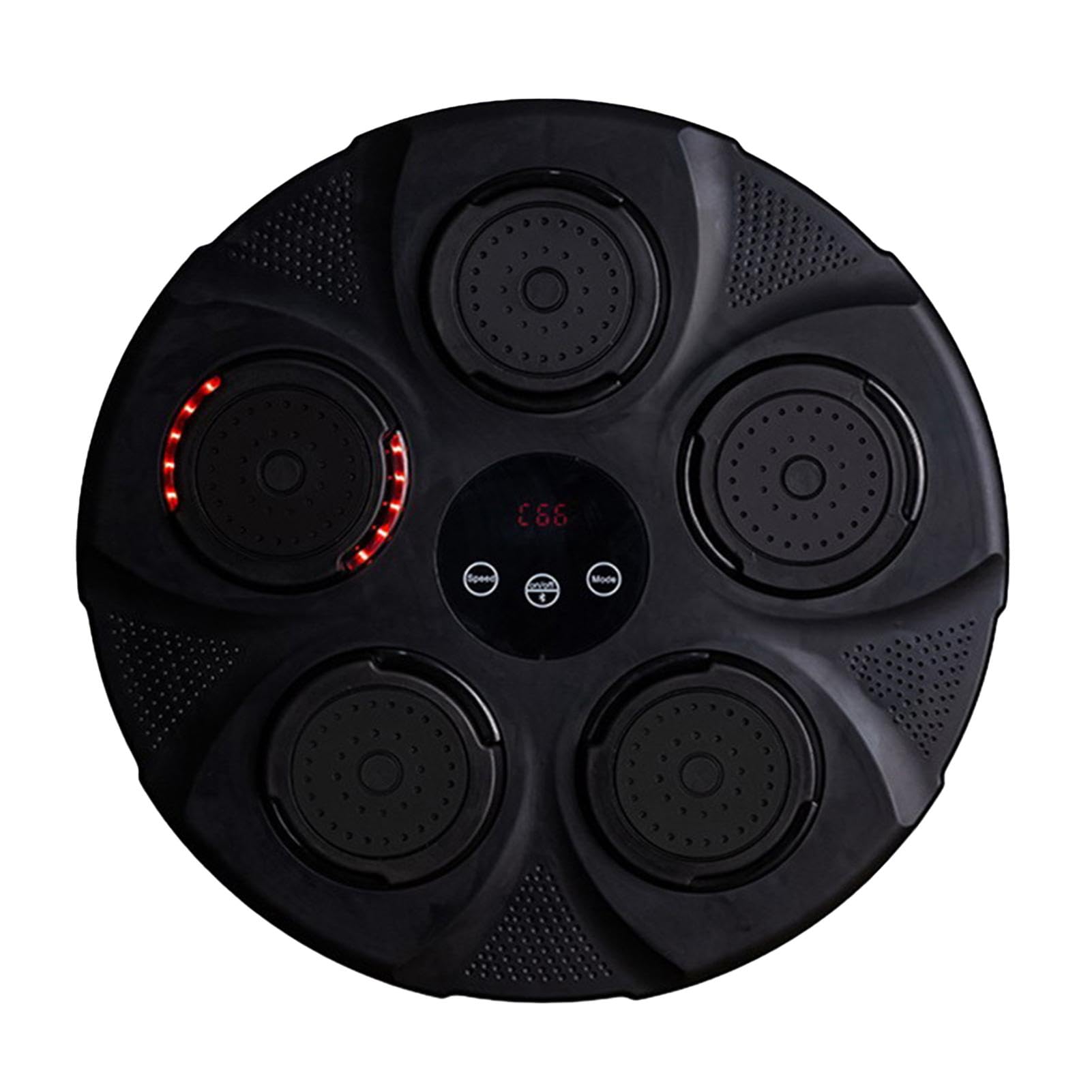 Macchina da Boxe montata a Parete, Attrezzatura da Boxe Musicale Intelligente, tamponi da Boxe con Luce a LED, con 5 luci e sensore, Bersaglio da Boxe elettronico con Musica